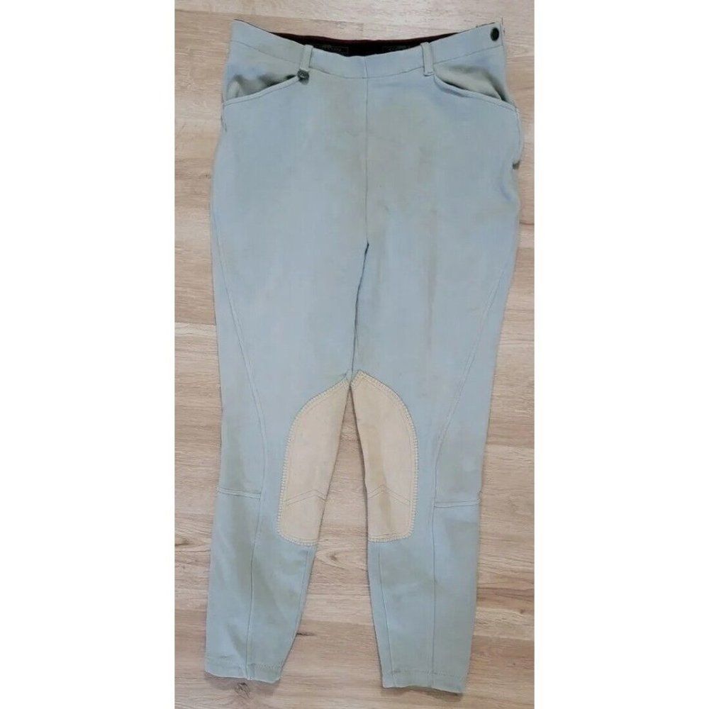 On Course Womens Breeches Size 32 Long Tan